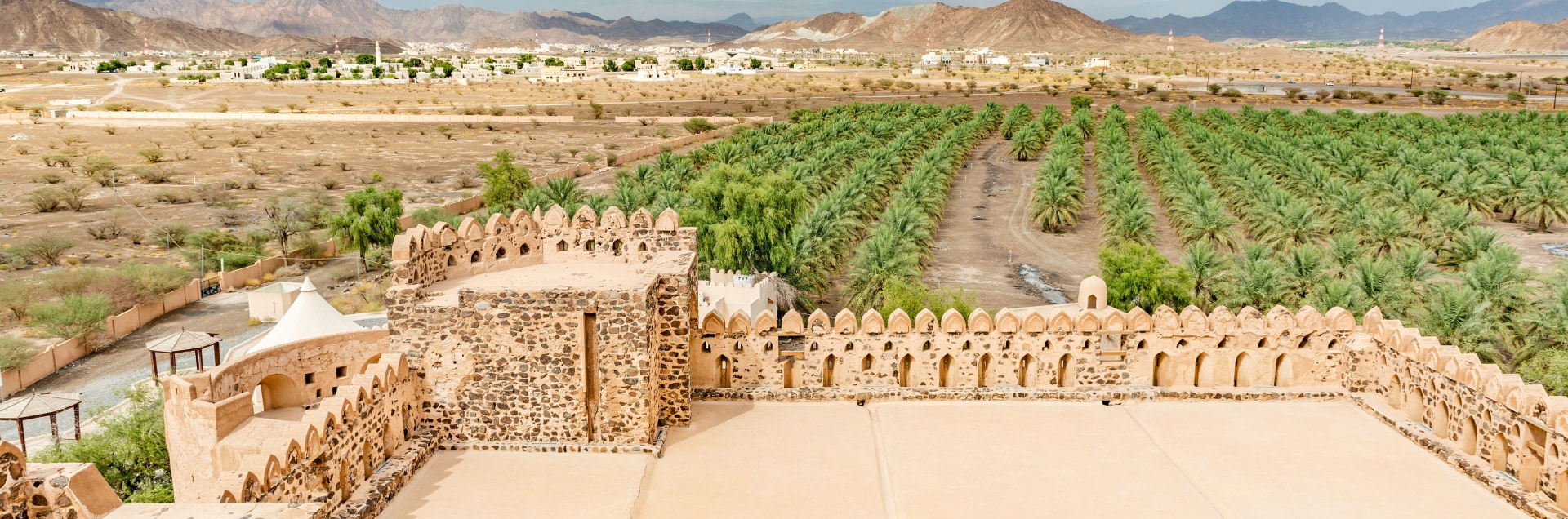 Admire Jabrin Castle. 