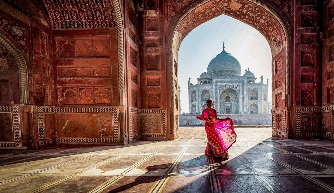 See the iconic Taj Mahal.
