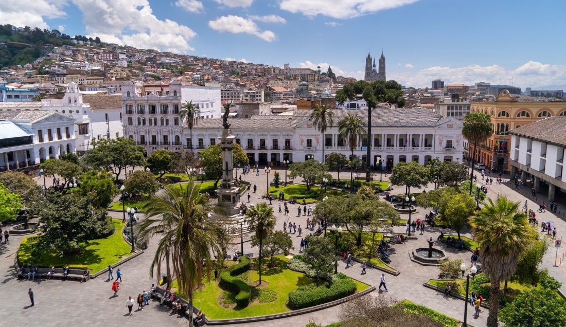 Explore the capital city of Quito, Ecuador.