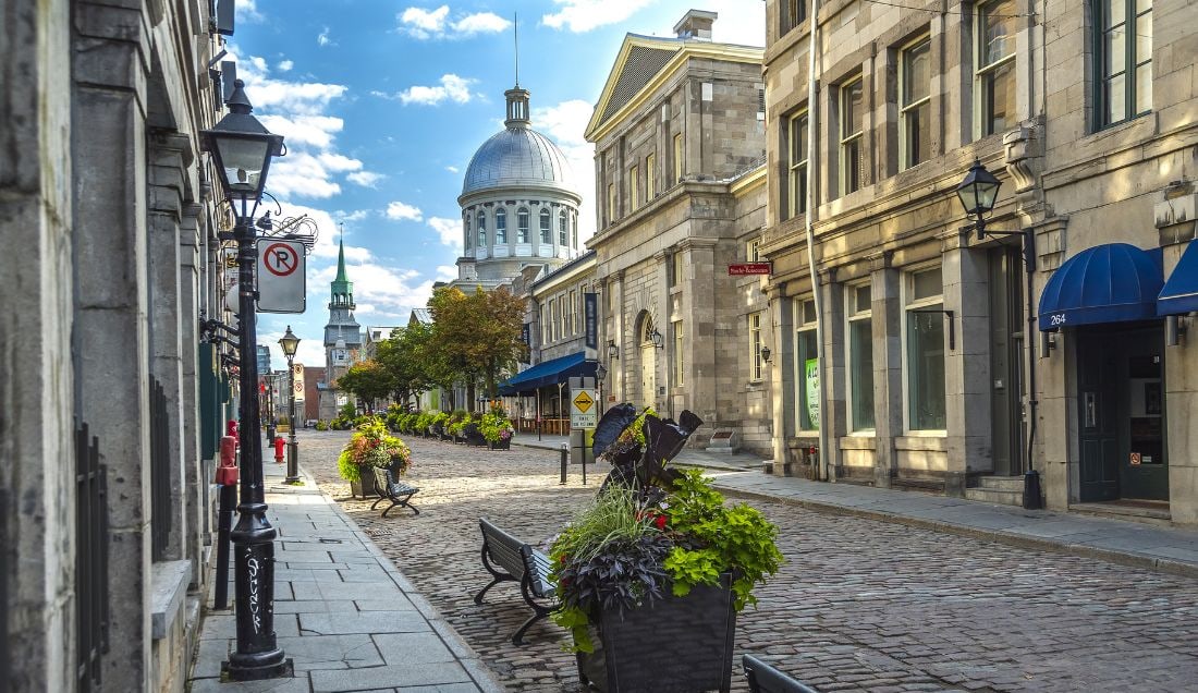 Explore the historic district of Montreal.