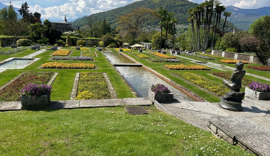 See Baroque Terraced Gardens in Isola Bella.