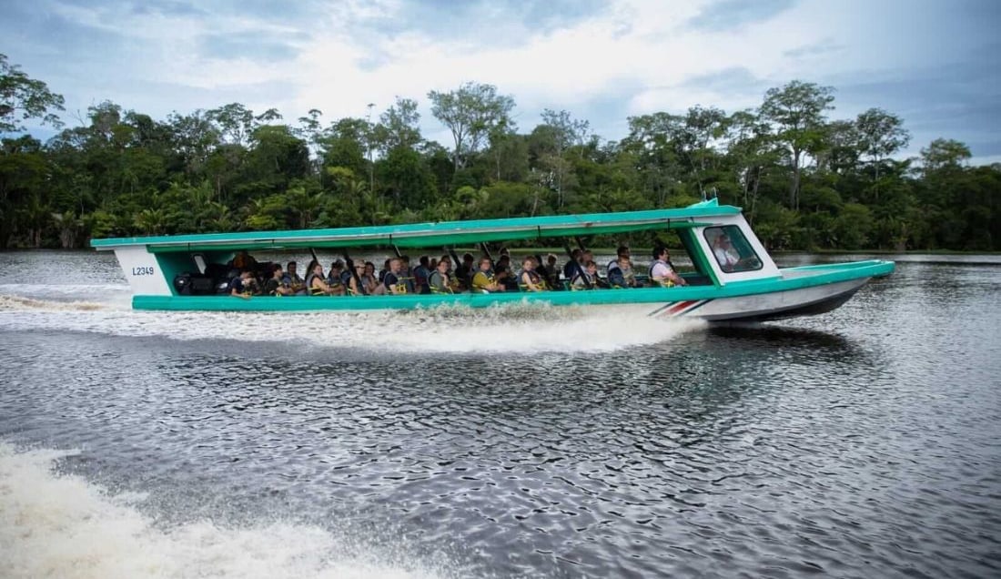 Take a boat tour through the canals of Tortuguero National Park.