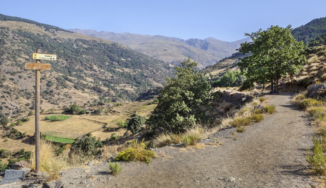 Follow the trails through the Poqueira Valley.
