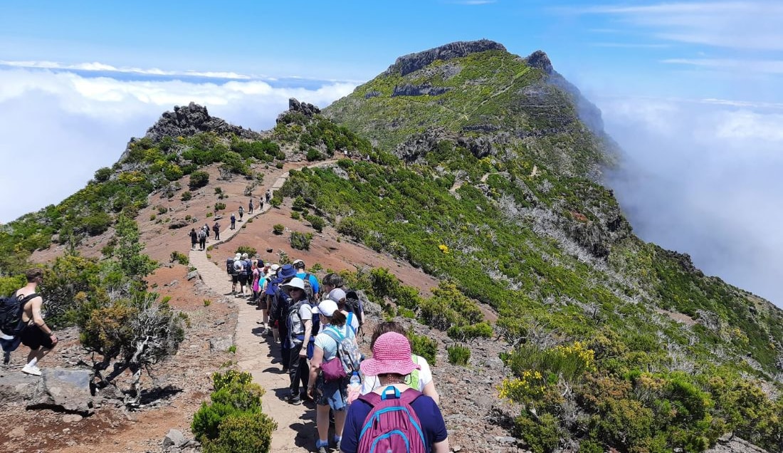 Trek to Pico Ruivo from Achada do Teixeira.