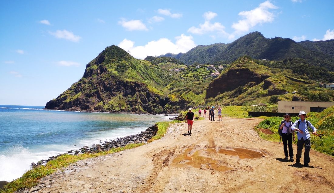 Hike along Madeira's rugged coastline.