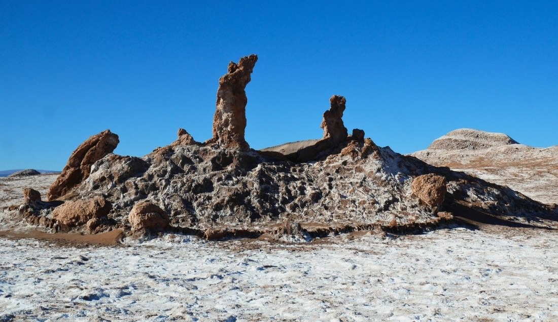 Experience incredible Salt Rock Formations in the Atacama Desert.