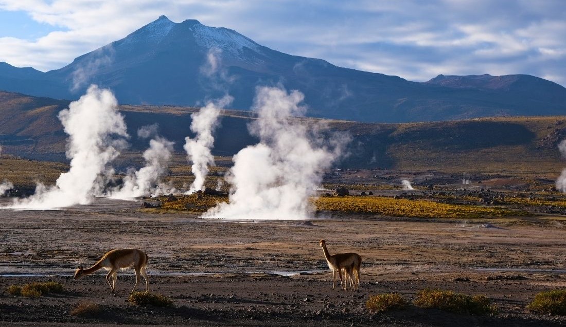 See the El Tatio geysers.