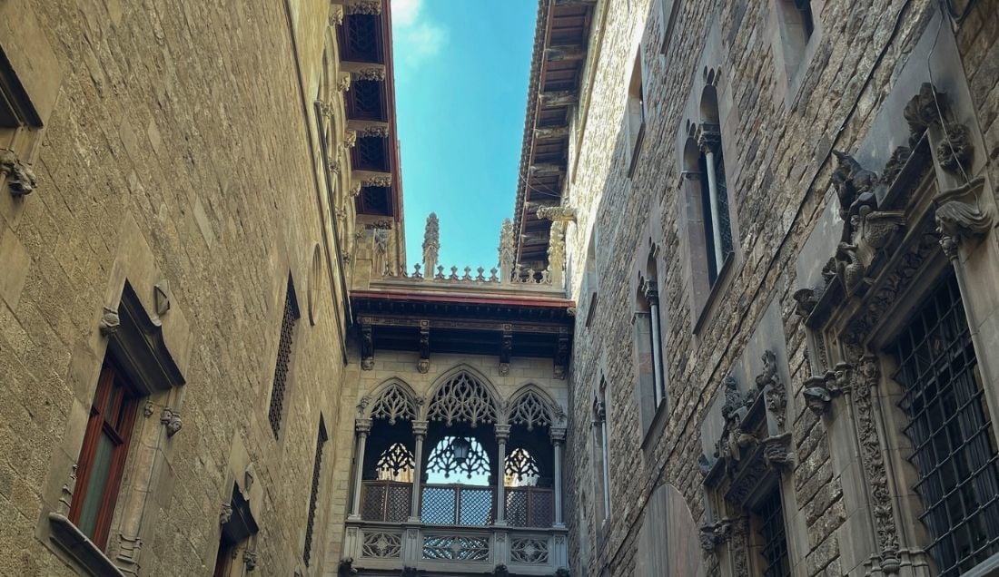 Explore the Gothic Quarter of Barcelona.