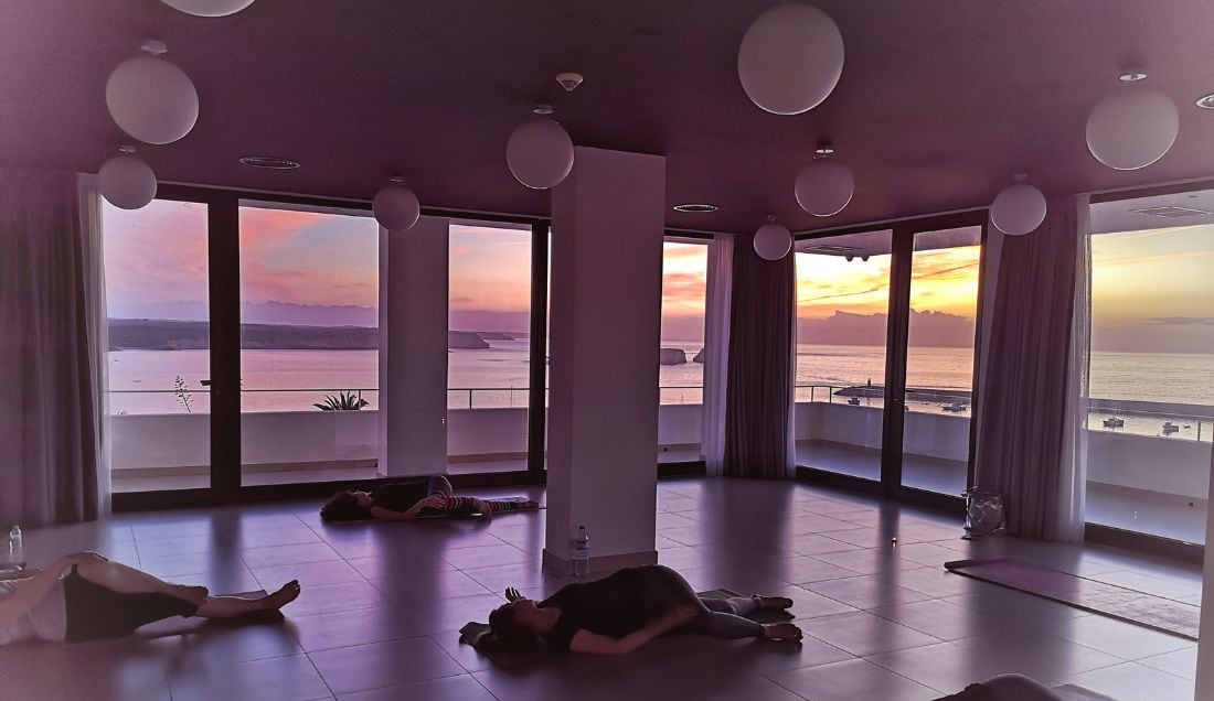 End your practice with total relaxation.