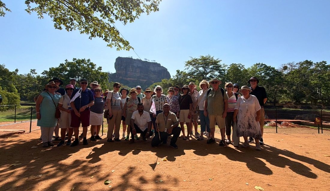 See the iconic Sigiriya Rock Fortress. 